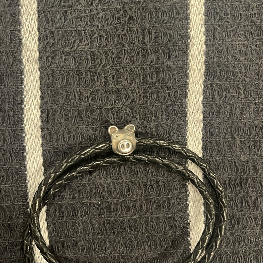 Retired Pandora Pig Charm